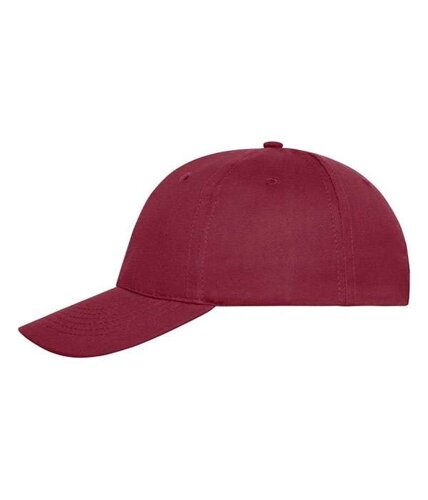 Кепка Myrtle Beach 6 Panel Cap Bio Cotton U Бургунді (MB6236)