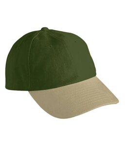 Кепка Myrtle Beach 6 Panel Raver Cap U Оливково-бежевий (MB6111)