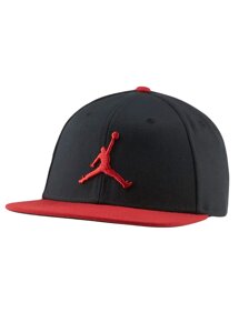 Кепка Nike Jordan Pro Jumpman Snapback black/red — AR2118-019 55см Чорний