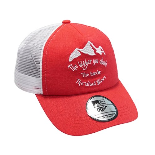 Кепка ogso trucker hat red-rose (OGSO-trackredgr)