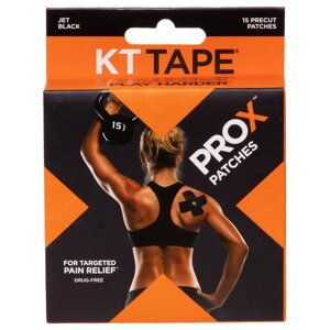 Кінезіо тейп KT TP PRO X STRIP 15шт чорний