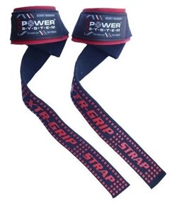 Кистові ремені Power System XTR-Grip Straps PS-3430 Black-red