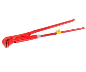 Ключ трубний кований MASTERTOOL 90° 2.0" Red (76-0753)