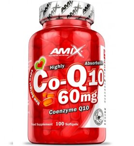 Коензим для спорту Amix Nutrition Coenzyme Q10 60 mg 100 Softgels