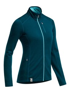 Кофта Icebreaker Cascade LS Zip stripe 534 M Night Overdye/Glacier (1052-101 534 401 M)