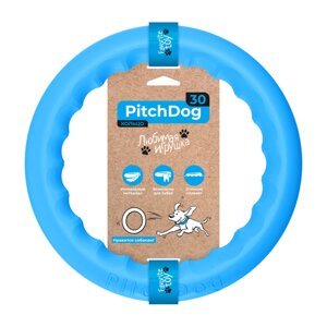 Кільце для апортування PitchDog 30 д-28 см Блакитний