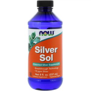 Колоїдне Срібло Now Foods Silver Sol 8 рідких унцій ( 237 мл )