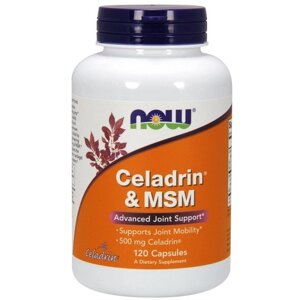 Комплекс для суглобів NOW Foods Celadrin & MSM 500 mg 120 Caps