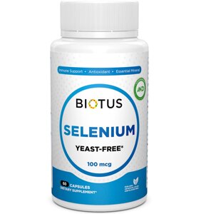 Комплекс Селен і Молібден Biotus Selenium 100 mcg 60 Caps BIO-530821