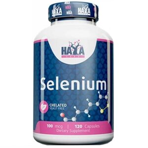 Комплекс Селен і Молібден Haya Labs Selenium 100 mcg 120 Caps