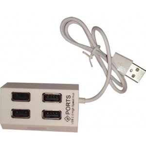 Концентратор Atcom TD4004 4хUSB2.0 White (AT10724)