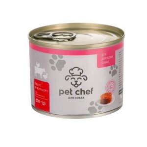 Консерви для собак Pet Chef паштет м'ясні асорті 200 г (4820255190143)