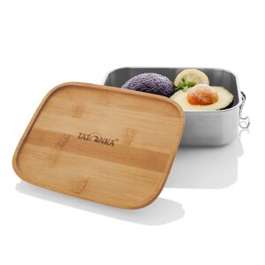 Контейнер для їжі Tatonka Lunch Box I 1000 Bamboo Сріблястий