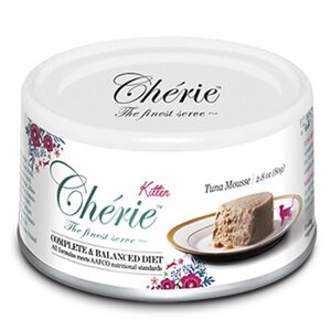 Корм вологий Cherie Complete&Balanced Tuna Mousse Pettric Мус із тунця для кошенят 80 г