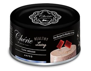 Корм вологий Cherie Healthy Living Tuna Pettric Мус із тунця для котів 80 г