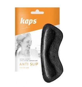 Шкіряні наклейки на задник взуття Kaps Anti Slip Black