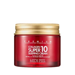 Крем для обличчя нічний, що омолоджує, з колагеном MEDI-PEEL collagen super 10 sleeping cream 70 мл