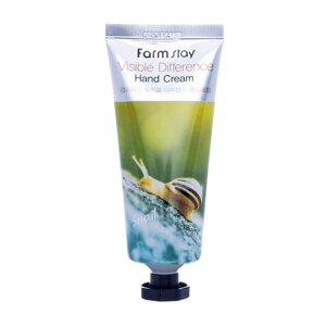 Крем для рук з муцином равлик FARMSTAY Visible Difference Hand Cream Snail 100 мл