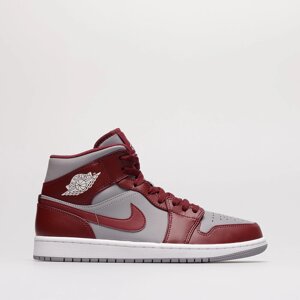 Кросівки чоловічі Nike Air Jordan 1 Mid (DQ8426-615) 44.5 Червоно-Сірий