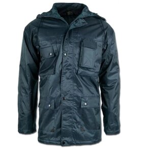 Куртка парку тактична з капюшоном Mil-Tec Dubon Dark Navy Blue 10150003 S