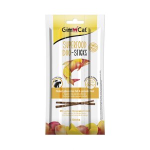 Ласощі для кішок GimCat Superfood Duo-Sticks з лососем та манго 3 шт (G-420943 420554)