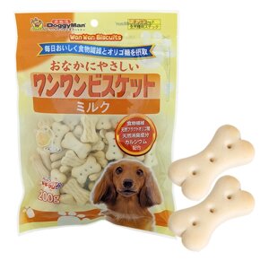 Ласощі для собак DoggyMan Healthy Biscuit Milk 0.2 кг (6941333408030)