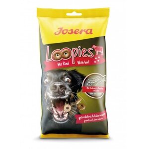 Ласощі для собак josera loopies MIT RIND 150 г (4032254746973)