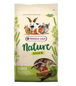 Ласощі для травоїдних гризунів Versele-Laga Nature Snack Fibres 500 г (5410340614402)