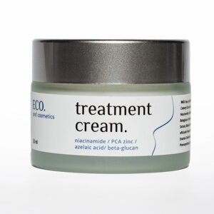 Ламелярний лікувальний крем для жирної та комбінованої шкіри Eco. prof. cosmetics Treatment cream 50 мл