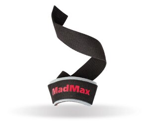 Ламки для тяги MadMax MFA-267 PWR Straps 2 шт Black/Grey/Red