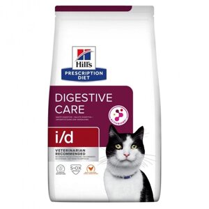 Лікувальний корм Hill's Prescription Diet i/d Digestive Care з куркою для кішок із захворюваннями ШКТ 0,4 кг (052742040707)