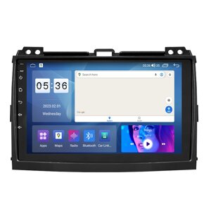 Магнітола Lesko Toyota Land Cruiser Prado 120 Series 2002-2007 IPS 9" 2/32Gb CarPlay 4G Wi-Fi GPS Prime (7408-56386)