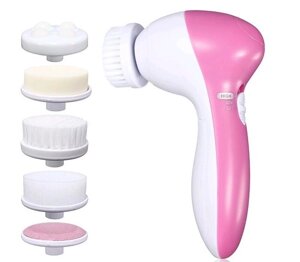 Масажер для обличчя Beauty Care Massager AE-8782 5 in 1 Білий/рожевий (np2_0929)