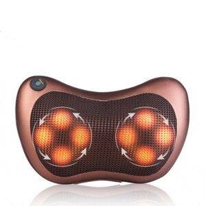 Масажна подушка для дому та машини масажер Massage Pillow 8 роликів (1756375287)