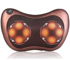 Масажна подушка в автомобіль MASSAGE pillow для спини та шиї з інфрачервоним підігрівом MS (1756374572)