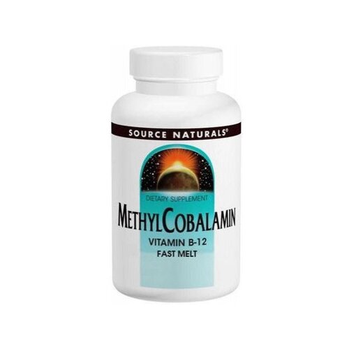 Метілкобаламін Source Naturals B-12 Fast Melt 5 mg 60 Tabs