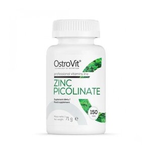 Мікроелемент Цинк для спорту OstroVit Zinc Picolinate 150 Tabs