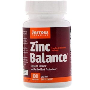 Мікроелемент Цинк Jarrow Formulas Zinc Balance 100 Caps