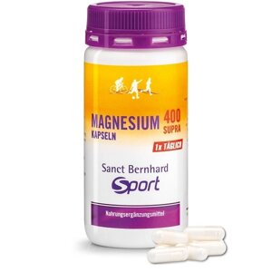 Мікроелемент Магній Sanct Bernhard Magnesium 400 mg supra 120 Caps