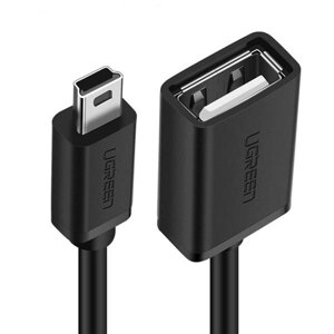 Mini USB OTG кабель-адаптер Ugreen US249 12 см Чорний (10383)