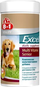 Мультивітамінний комплекс 8in1 Excel Multi Vit-Senior для літніх собак таблетки 70 шт (4048422108696)