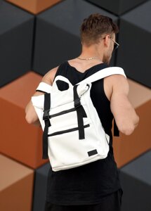 Чоловічий рюкзак рол Sambag RollTop Zard білий (24238008m)