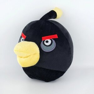 М'яка іграшка Weber Toys Angry Birds Птах Бомб велика 28см (WT608)