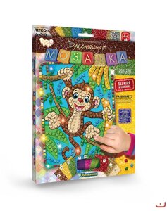 Набір для творчості Dankotoys Блискуча мозаїка Мавпа (БМ-02-03)