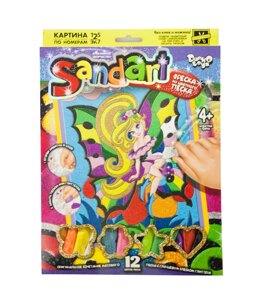 Набір для творчості Dankotoys Sandart Чарівна фея (SA-01-01,02,0)