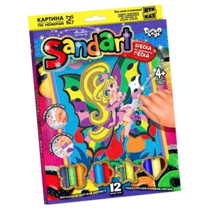 Набір для творчості "SandArt" Danko Toys SA-01 фреска із піску Фея 2