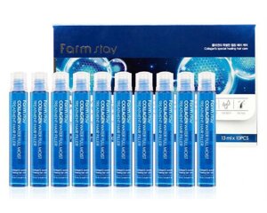 Набір філерів для волосся Farm Stay Collagen Water Full Moist Treatment Hair Fille 10шт по 13мл