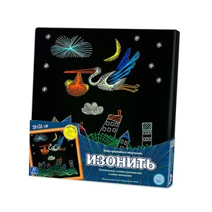 Набір креативної творчості ізонітка "Лелека" Danko Toys IZN-01-08 31 х 31 см