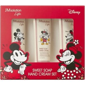 Набір кремів для рук Солодке мило JMsolution Life Disney Sweet Soap Hand Cream Set 3х50мл