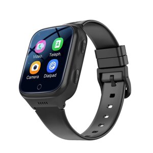 Наручний смарт-годинник дитячий K9 з функцією телефону 4G та GPS / WiFi Black (16415-hbr)